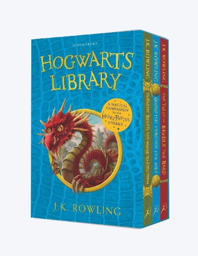 Buchcover und Innenansicht für das Buch: The Hogwarts Library Box Set