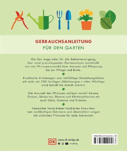 Buchcover und Innenansicht für das Buch: So geht Garten