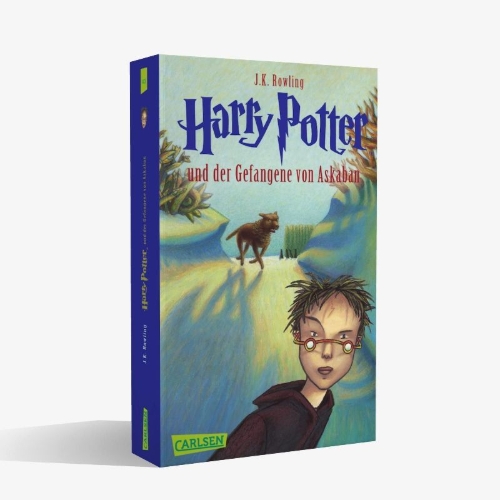 Buchcover und Innenansicht für das Buch: Harry Potter and the Prisoner of Azkaban