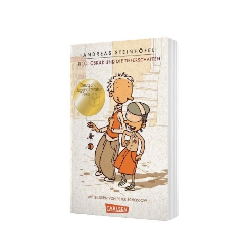 Buchcover und Innenansicht für das Buch: Rico, Oskar und die Tieferschatten (Rico und Oskar 1)