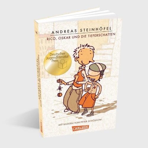 Buchcover und Innenansicht für das Buch: Rico, Oskar und die Tieferschatten (Rico und Oskar 1)