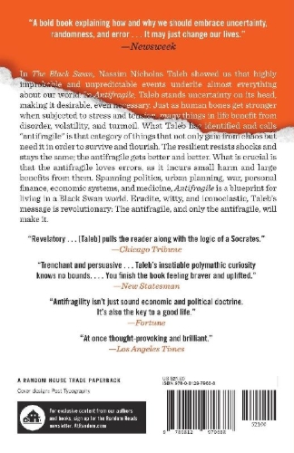 Buchcover und Innenansicht für das Buch: Antifragile