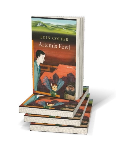 Buchcover und Innenansicht für das Buch: Artemis Fowl