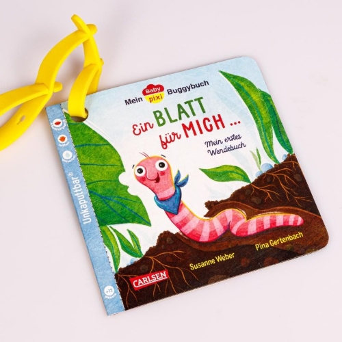 Buchcover und Innenansicht für das Buch: Baby Pixi (unkaputtbar) 145: Mein Baby-Pixi-Buggybuch: Ein Blatt für mich - ein Blatt für dich