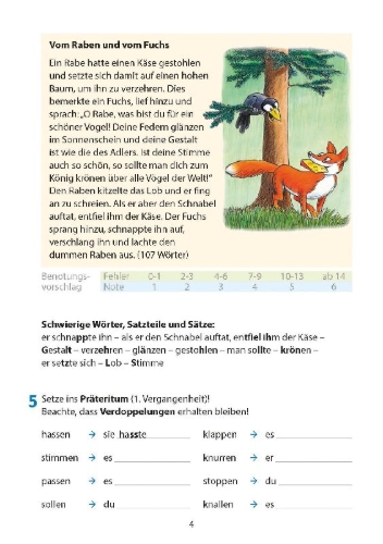 Buchcover und Innenansicht für das Buch: Diktate Deutsch 5./6. Klasse