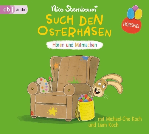 Buchcover und Innenansicht für das Buch: Such den Osterhasen