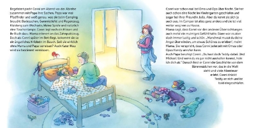 Buchcover und Innenansicht für das Buch: LESEMAUS 115: Conni traut sich was