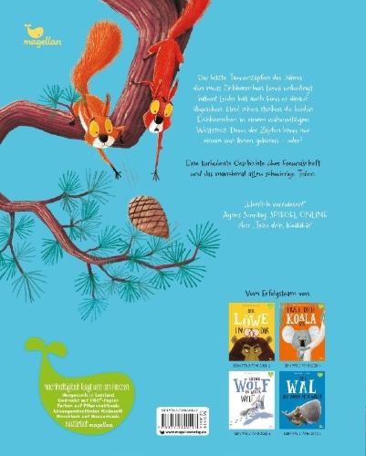 Buchcover und Innenansicht für das Buch: The Squirrels Who Squabbled