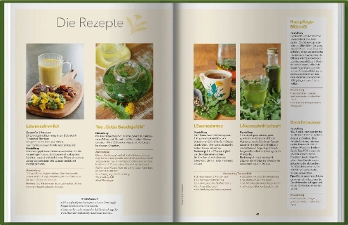 Buchcover und Innenansicht für das Buch: Landlust Naturapotheke 2