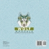 Buchcover und Innenansicht für das Buch: Wolf Mandala Coloring Activities for Kids and Teens