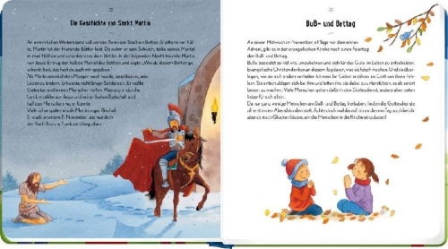 Buchcover und Innenansicht für das Buch: Erkläre mir die Feiertage