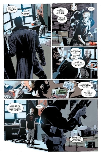 Buchcover und Innenansicht für das Buch: Punisher: In the Blood (2010) #1-#5