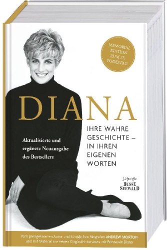 Buchcover und Innenansicht für das Buch: Diana - her true story in her own words