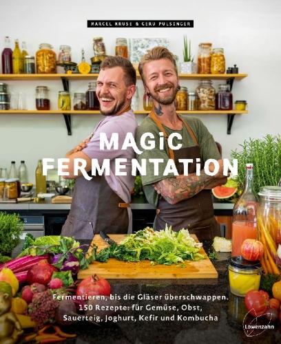 Buchcover und Innenansicht für das Buch: Magic Fermentation
