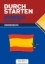 Buchcover und Innenansicht für das Buch: Durchstarten Spanisch Grammatik: Übungsbuch