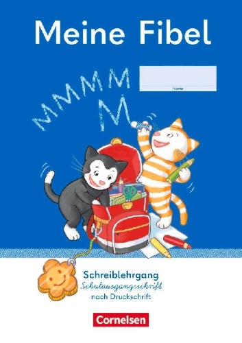Buchcover und Innenansicht für das Buch: Meine Fibel 1. Schuljahr - Schreiblehrgang Schulausgangsschrift nach Druckschrift