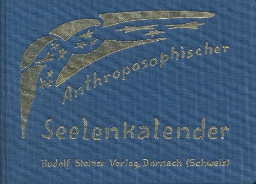 Buchcover und Innenansicht für das Buch: Anthroposophischer Seelenkalender. 52 Wochensprüche