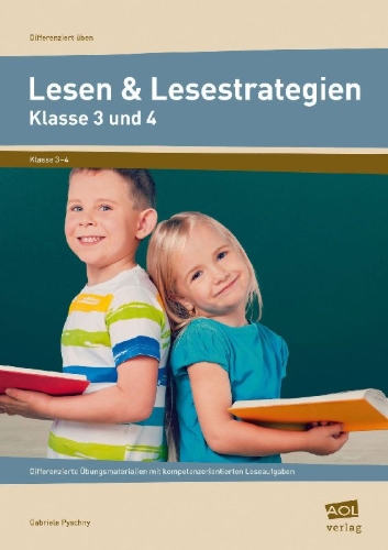 Buchcover und Innenansicht für das Buch: Lesen und Lesestrategien - Klasse 3 und 4