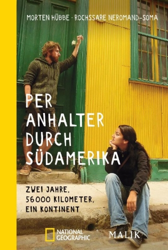 Buchcover und Innenansicht für das Buch: Per Anhalter durch Südamerika