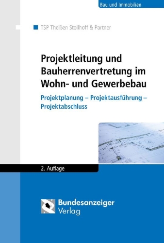 Buchcover und Innenansicht für das Buch: Projektleitung und Bauherrenvertretung im Wohn- und Gewerbebau