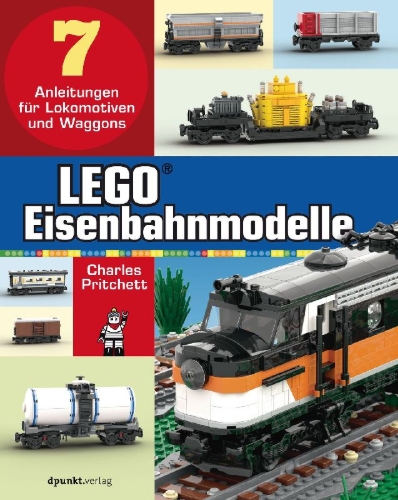Buchcover und Innenansicht für das Buch: LEGO®-Eisenbahnmodelle