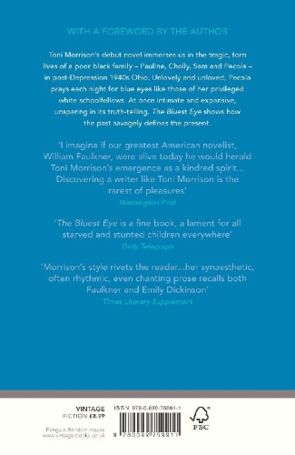 Buchcover und Innenansicht für das Buch: The Bluest Eye