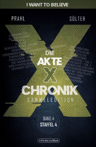 Buchcover und Innenansicht für das Buch: Die Akte X-Chronik. Band 4 - Staffel 4