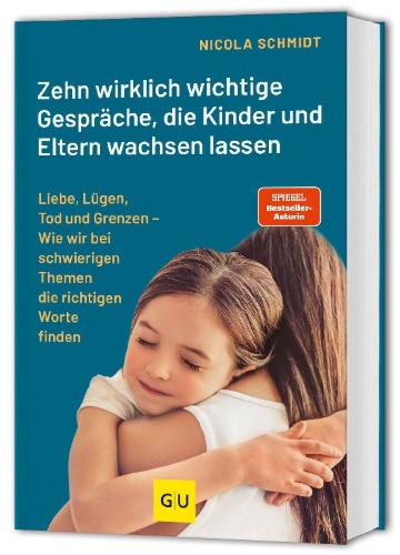 Buchcover und Innenansicht für das Buch: Das artgerecht Gespräche-Buch: Zehn wirklich wichtige Gespräche, die Kinder und Eltern wachsen lassen