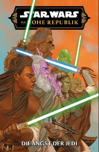 Buchcover und Innenansicht für das Buch: Star Wars Comics: Die Hohe Republik - Die Angst der Jedi