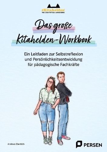 Buchcover und Innenansicht für das Buch: Das große Kitahelden-Workbook
