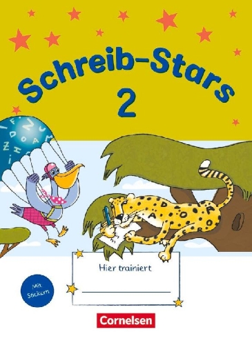 Buchcover und Innenansicht für das Buch: Schreib-Stars 2. Schuljahr. Übungsheft