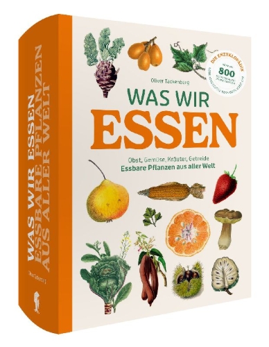 Buchcover und Innenansicht für das Buch: Was wir essen