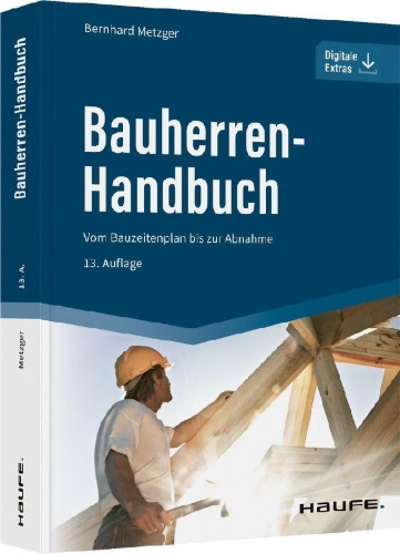 Buchcover und Innenansicht für das Buch: Bauherren-Handbuch