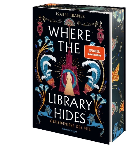 Buchcover und Innenansicht für das Buch: Where the Library Hides. Secrets of the Nile Book 2