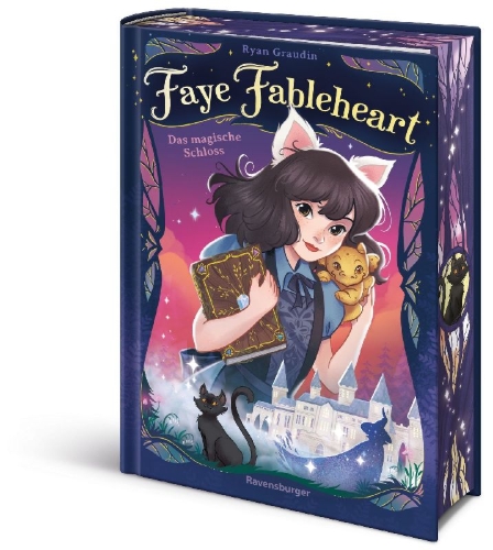 Buchcover und Innenansicht für das Buch: The Girl who kept the Castle, Book 1