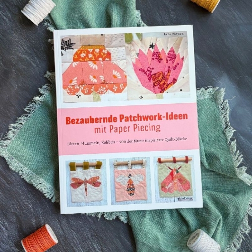 Buchcover und Innenansicht für das Buch: Bezaubernde Patchwork-Ideen mit Paper Piecing