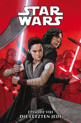 Buchcover und Innenansicht für das Buch: US-Star Wars: The Last Jedi (2018)