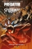 Buchcover und Innenansicht für das Buch: Predator vs. Spider-Man (2025) #1-#4