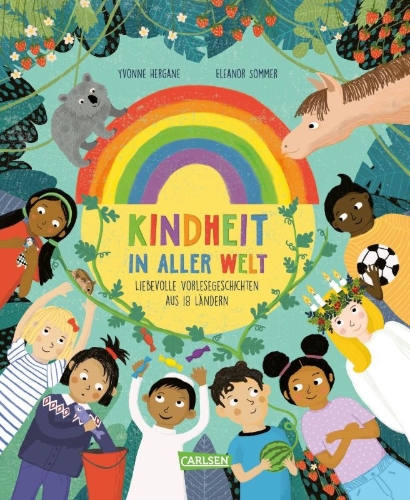 Buchcover und Innenansicht für das Buch: Kindheit in aller Welt