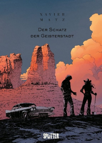 Buchcover und Innenansicht für das Buch: L'or du spectre