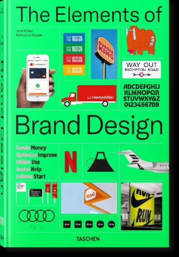 Buchcover und Innenansicht für das Buch: The Elements of Brand Design