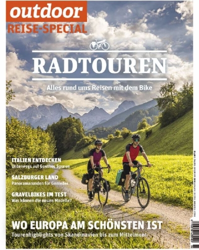 Buchcover und Innenansicht für das Buch: outdoor Reise Spezial 01/2026