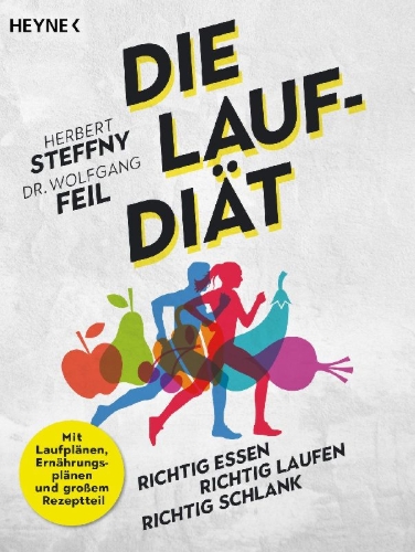 Buchcover und Innenansicht für das Buch: Die Lauf-Diät
