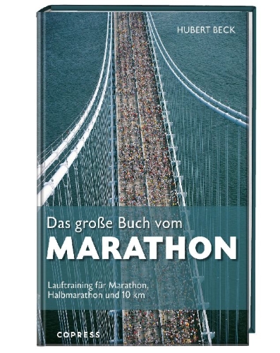 Buchcover und Innenansicht für das Buch: Das große Buch vom Marathon