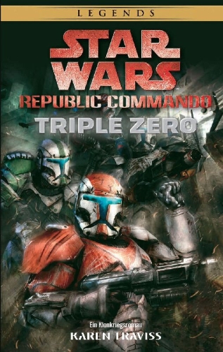Buchcover und Innenansicht für das Buch: Star Wars: Republic Commando: Triple Zero