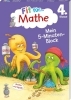 Buchcover und Innenansicht für das Buch: Fit für Mathe 4. Klasse. Mein 5-Minuten-Block
