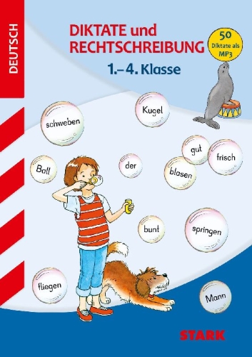 Buchcover und Innenansicht für das Buch: Training Grundschule - Diktate und Rechtschreibung 1.-4. Klasse