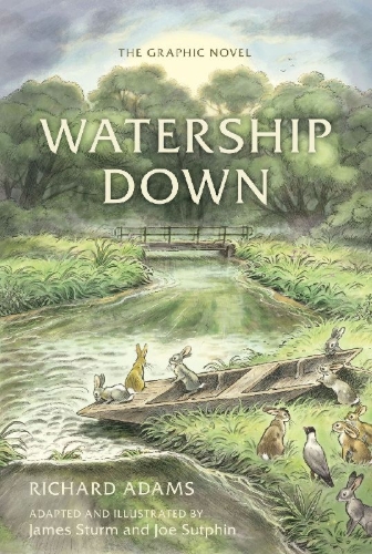 Buchcover und Innenansicht für das Buch: Watership Down: The Graphic Novel