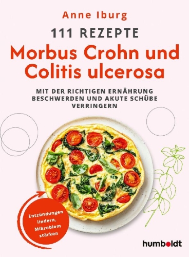 Buchcover und Innenansicht für das Buch: 111 Rezepte - Morbus Crohn und Colitis Ulcerosa