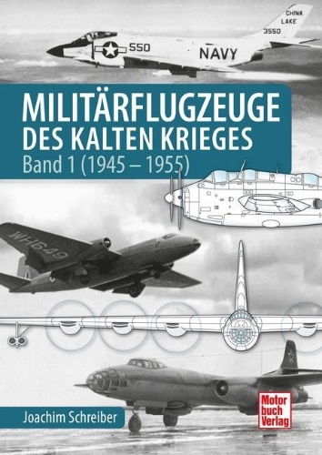 Buchcover und Innenansicht für das Buch: Militärflugzeuge des Kalten Krieges